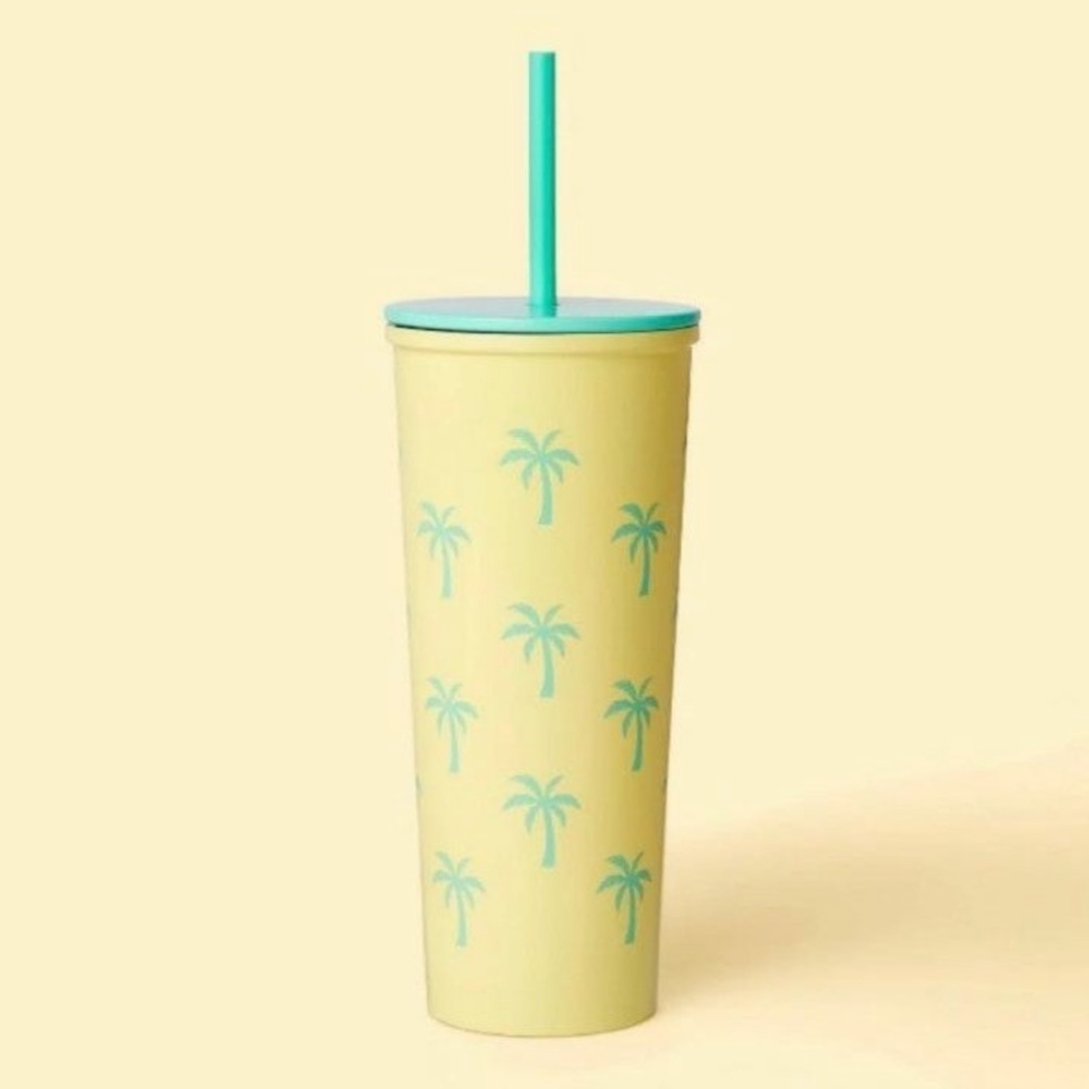 SET of 2 Stoney Clover + Target Palm Stainless Tumbler Cup new never used